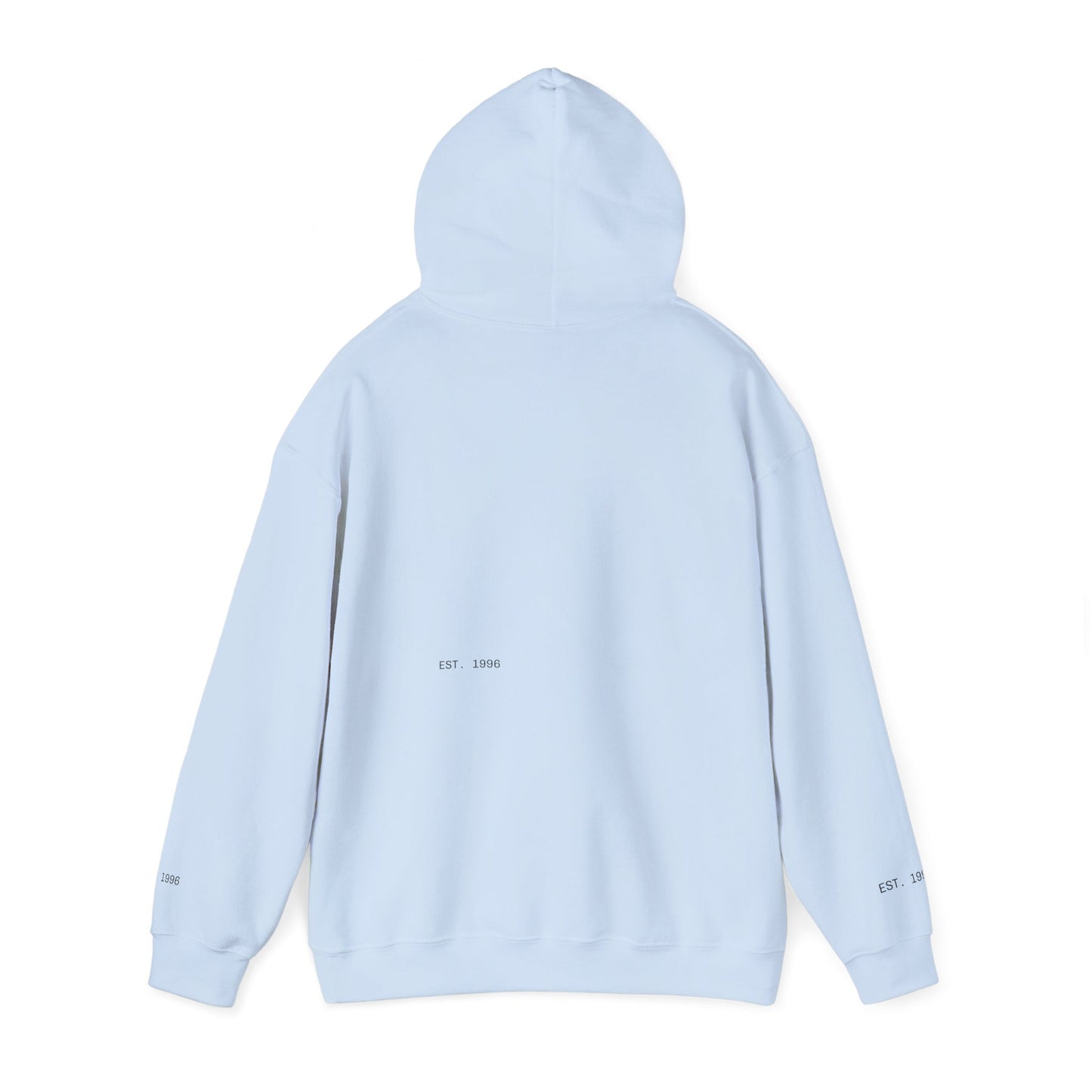 Surfing The Wave Hoodie — Minimal Surf Graphic Pullover (EST. 1996)