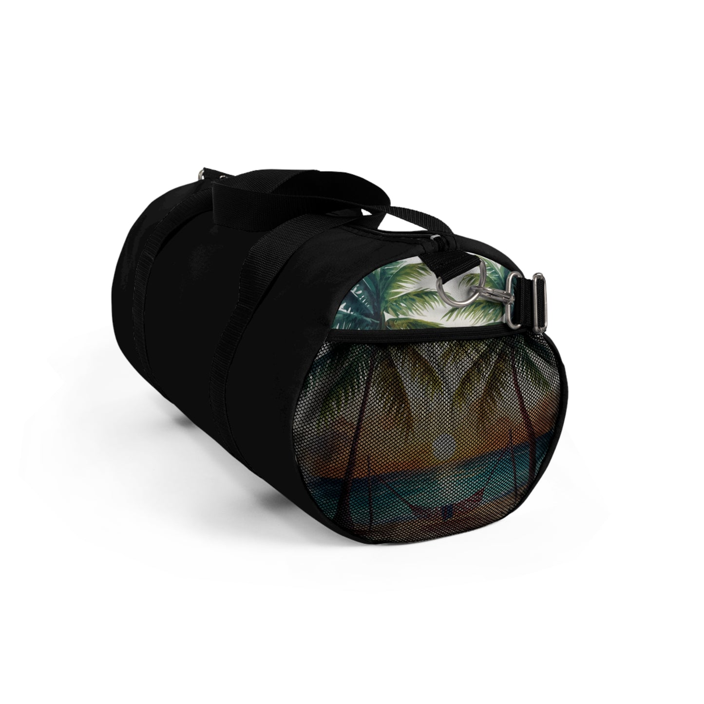 Tropical Palm Print Duffel Bag — Beach Travel Gym Weekender