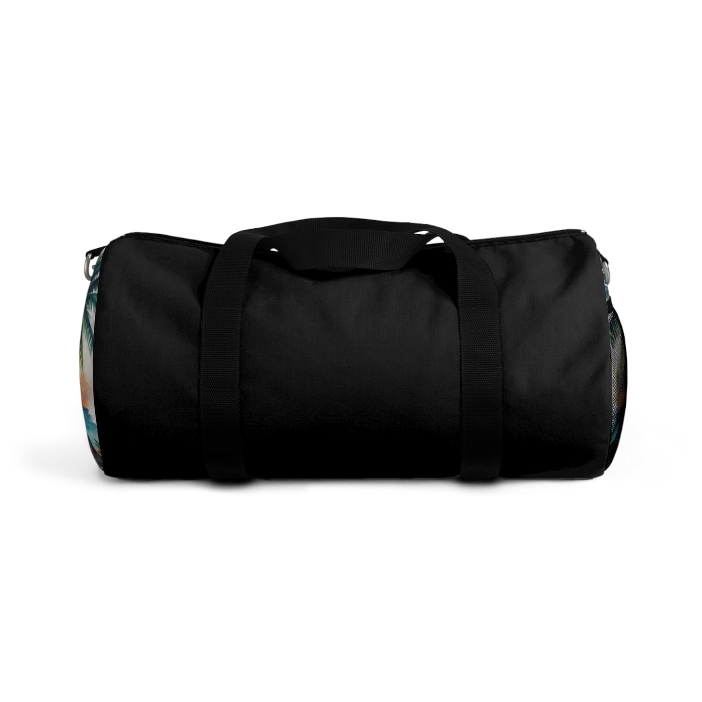 Tropical Palm Print Duffel Bag — Beach Travel Gym Weekender