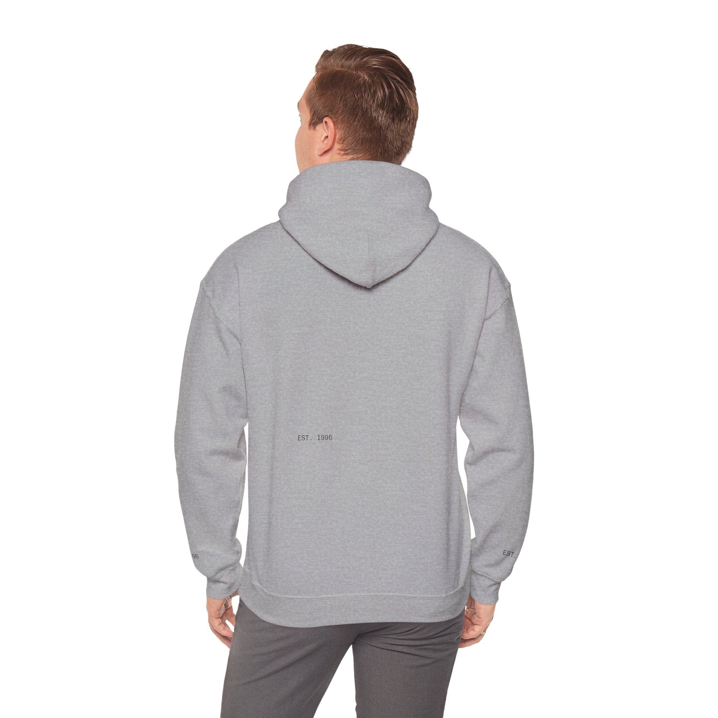 Surfing The Wave Hoodie — Minimal Surf Graphic Pullover (EST. 1996)